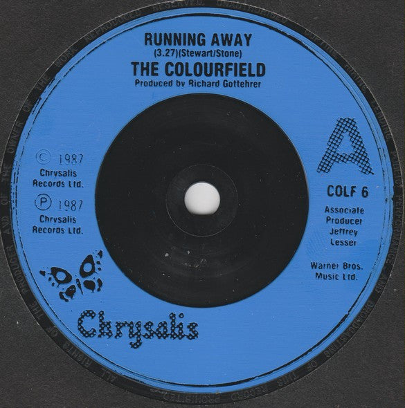The Colourfield : Running Away (7", Single)