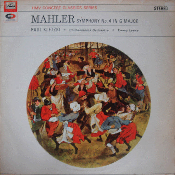 Gustav Mahler / Emmy Loose / Paul Kletzki / Philharmonia Orchestra : Symphony No. 4 In G (LP, RE)