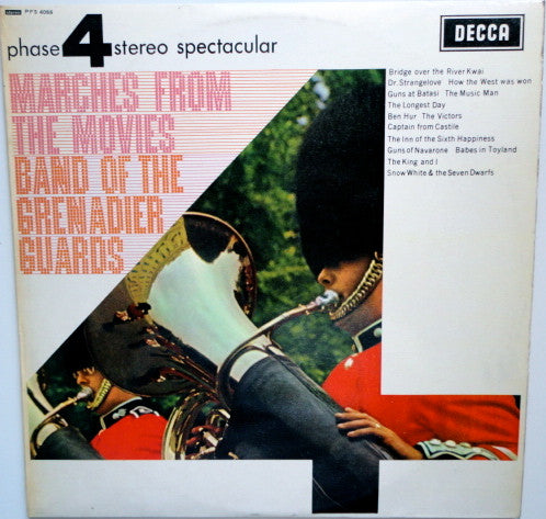 The Band Of The Grenadier Guards : Marches From The Movies (LP)