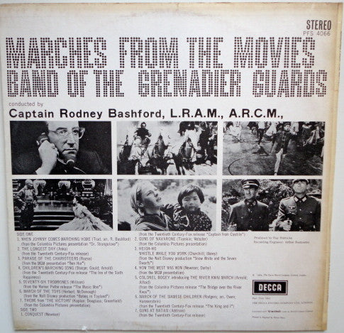 The Band Of The Grenadier Guards : Marches From The Movies (LP)