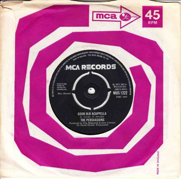 The Persuasions : Good Old Acappella (7")