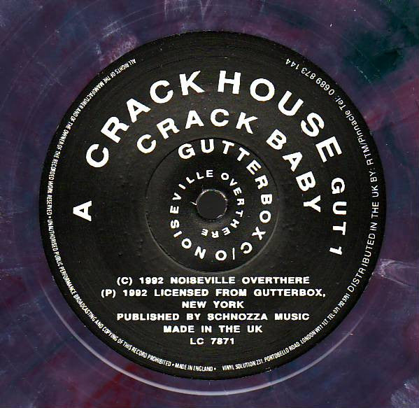 Crackhouse (3) : Tough Shit Crack Baby (7", Single, Pur)