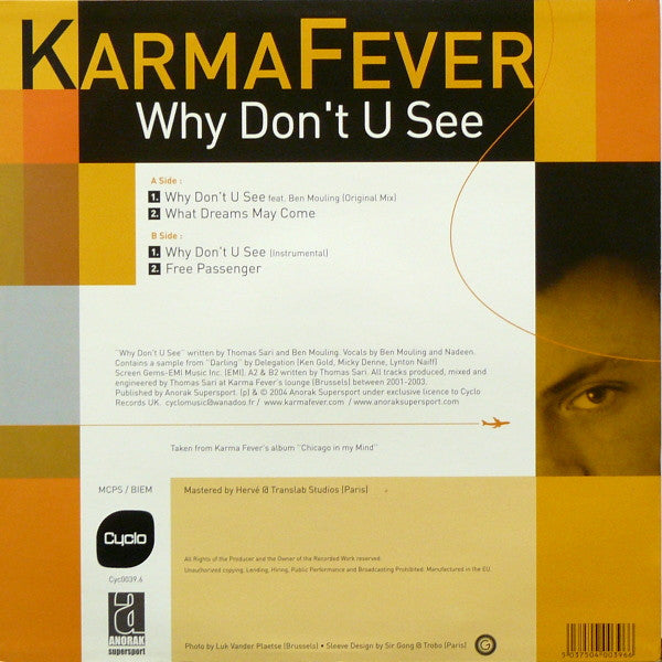 Karma Fever : Why Don't U See (12")