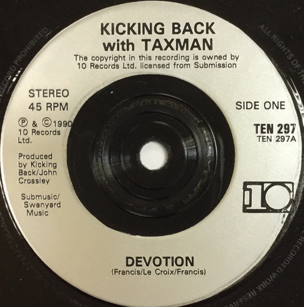 Kicking Back with Taxman : Devotion (7", Single, Sil)