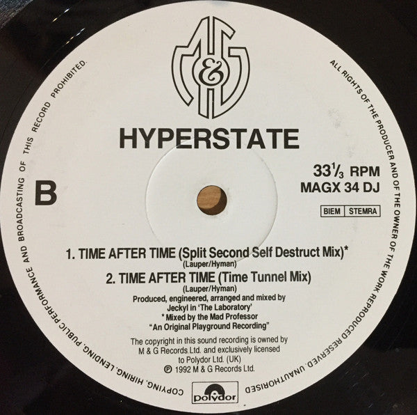 Hyperstate : Time After Time (12")