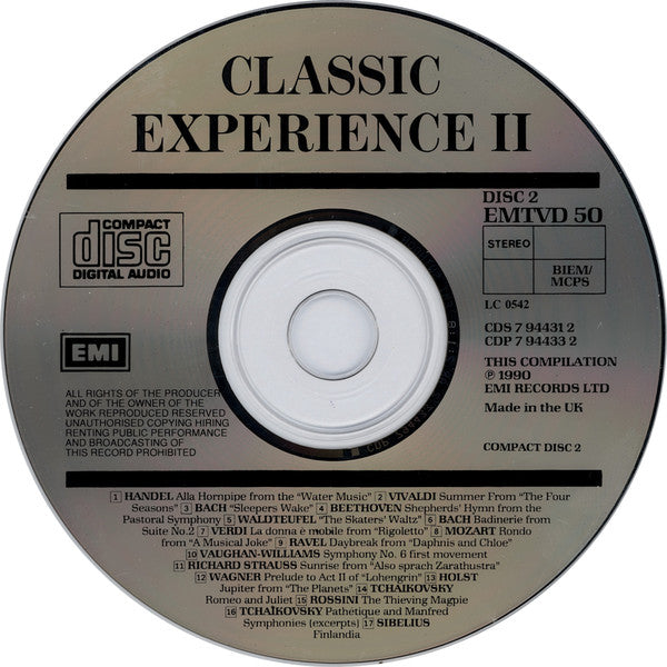 Various : Classic Experience II (2xCD, Comp)