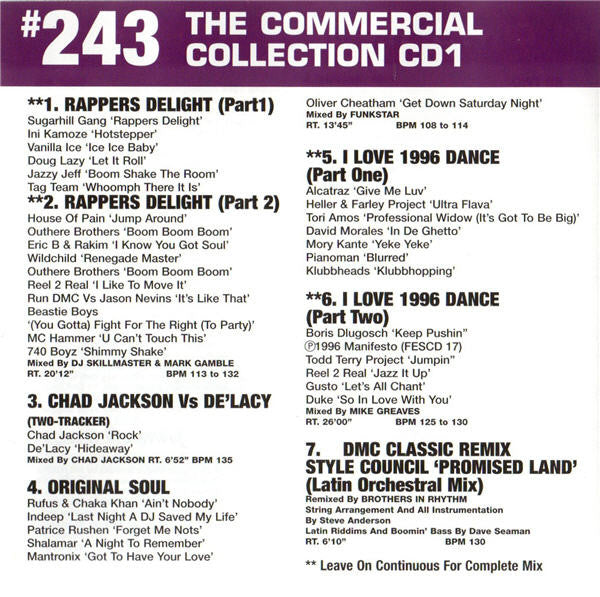 Various : Commercial Collection 243 (2xCD, Comp, P/Mixed)