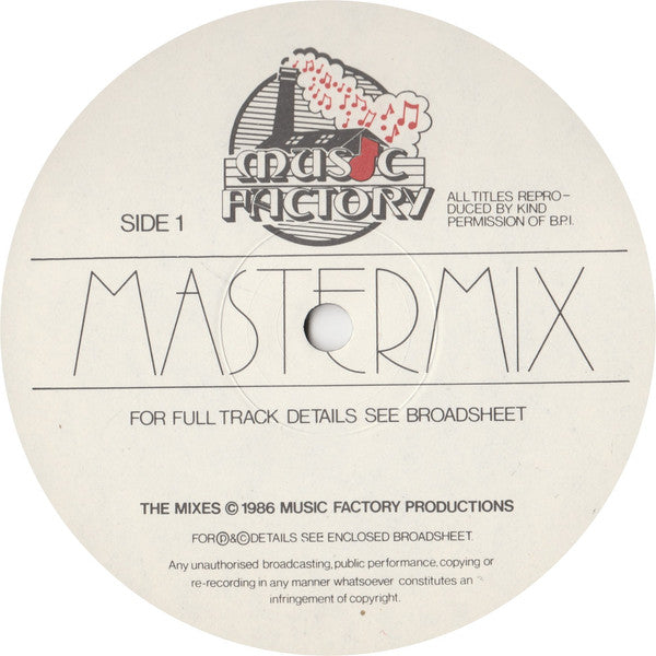 Various : Music Factory Mastermix - Issue No. 1 (2x12", P/Mixed)