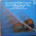 Felix Mendelssohn-Bartholdy - Max Bruch - Nathan Milstein, Philharmonia Orchestra, Leon Barzin : Concerto In E Minor, Concerto No.1 In G Minor (LP)