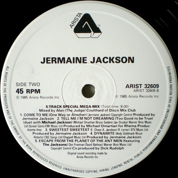 Jermaine Jackson : Do What You Do - Mega Disc (12", Single)