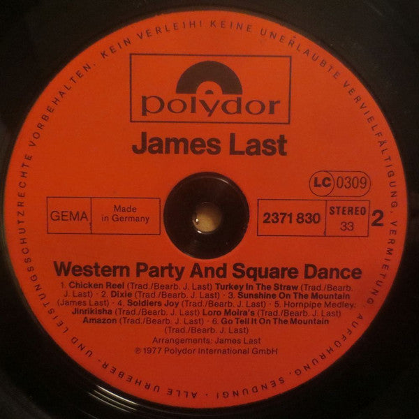 James Last : Western Party And Square Dance (LP, Album)