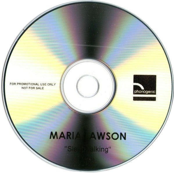 Maria Lawson : Sleepwalking (CDr, Single, Promo)