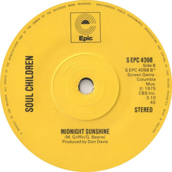 Soul Children : Finders Keepers (7", Sol)