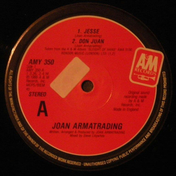 Joan Armatrading : Jesse (12", Single)