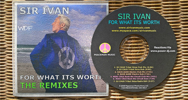 Sir Ivan : For What It's Worth (CDr, Single, Promo)