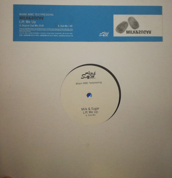 Milk & Sugar : Lift Me Up (12", TP)