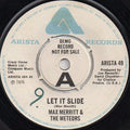 Max Merritt And The Meteors : Let It Slide (7", Single, Promo)