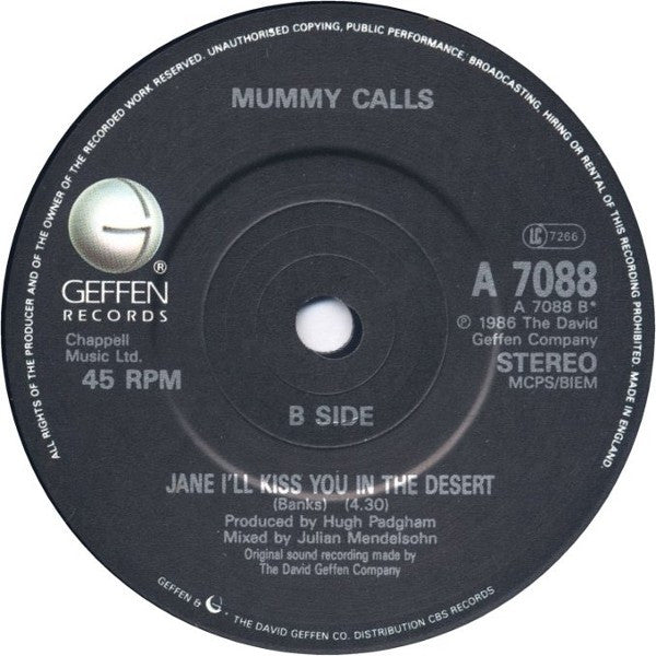Mummy Calls : Let's Go (7")