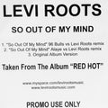 Levi Roots : So Out Of My Mind (CDr, Single, Promo)