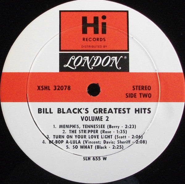 Bill Black (2) : Bill Black's Greatest Hits Volume 2 (LP, Comp)