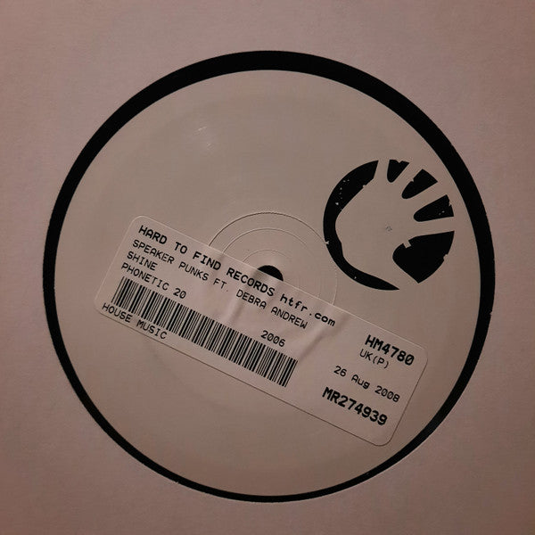 Speaker Punks ft. Debra Andrew : Shine (Original / Shmuel Flash & Huge-A Mixes) (12", TP)