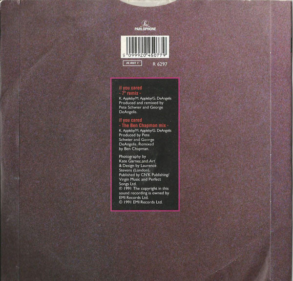 Kim Appleby : If You Cared (7", Single)