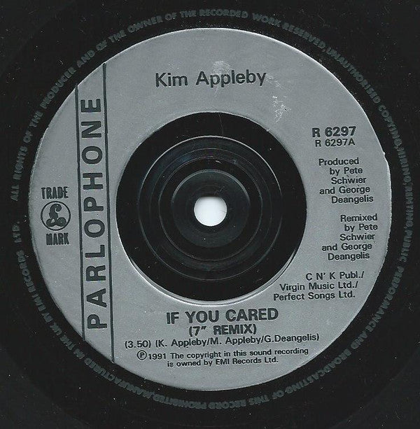 Kim Appleby : If You Cared (7", Single)