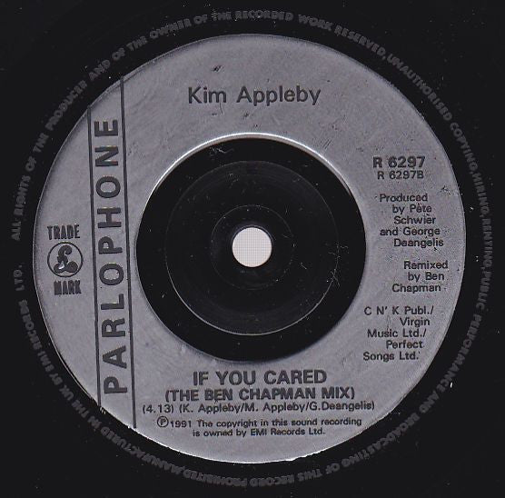 Kim Appleby : If You Cared (7", Single)