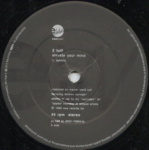 2 Tuff : Slow Down (12")