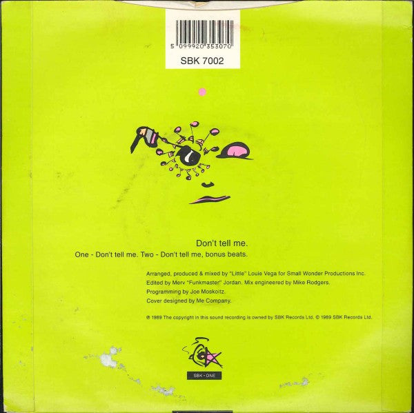 Freestyle Orchestra : Don't Tell Me (7")