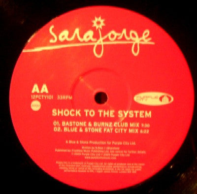 Sara Jorge : Shock To The System (12")