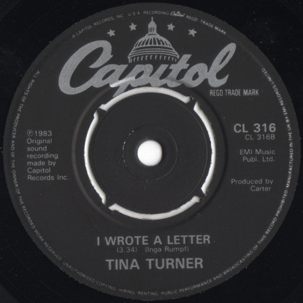 Tina Turner : Let's Stay Together (7", Single)
