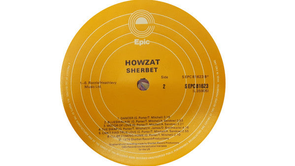 Sherbet : Howzat (LP, Album)
