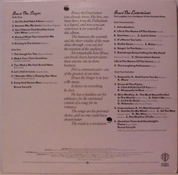 Bruce Forsyth : Both Sides Of Bruce (2xLP, Comp, Gat)