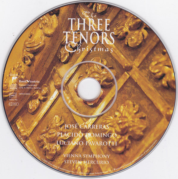 The Three Tenors : Christmas (CD, Album)