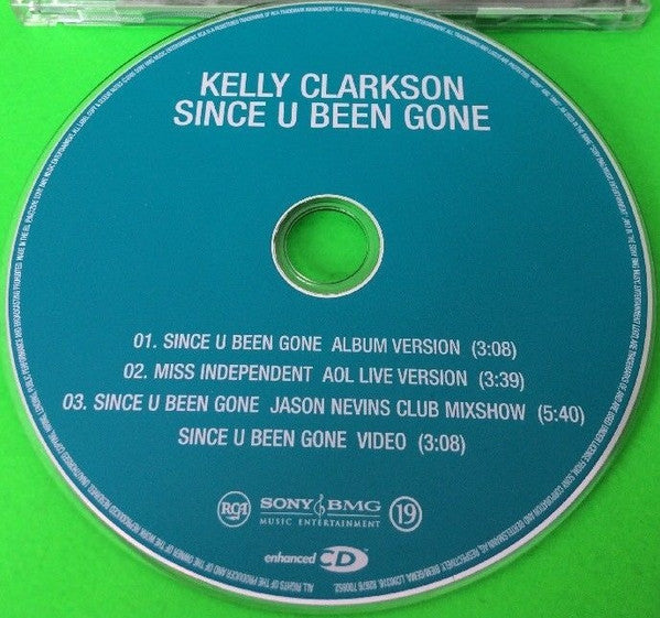 Kelly Clarkson : Since U Been Gone (CD, Single, Enh, CD2)