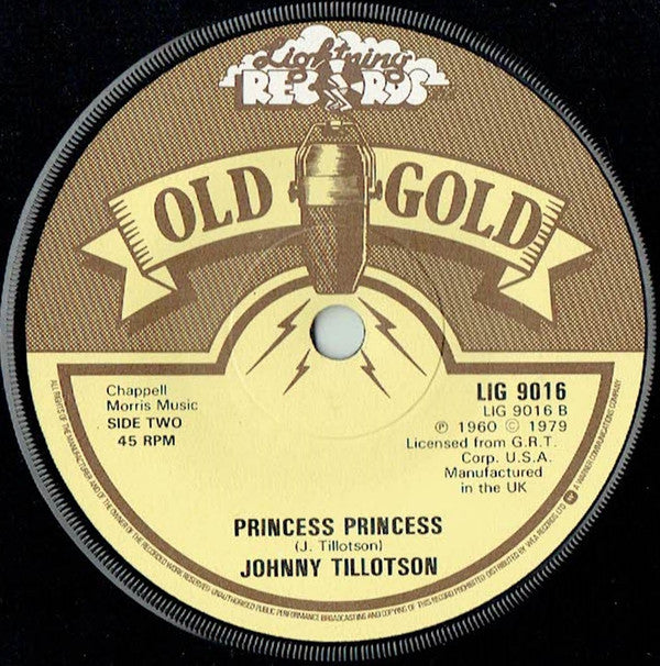 Johnny Tillotson : Poetry In Motion (7", Single, RE)