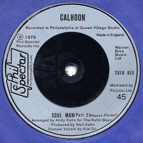 Calhoon : Soul Man (7", Single)