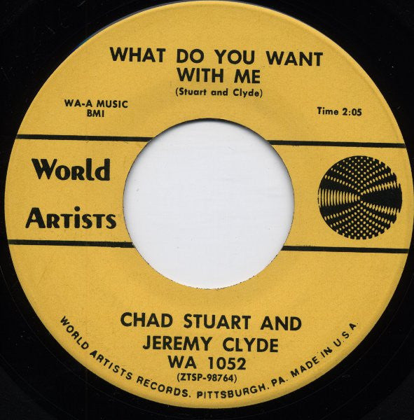 Chad & Jeremy : What Do You Want With Me / A Very Good Year (7", Single)