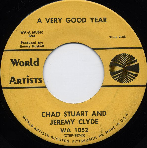 Chad & Jeremy : What Do You Want With Me / A Very Good Year (7", Single)