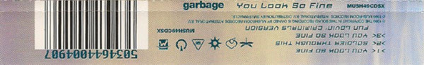 Garbage : You Look So Fine (CD, Single)