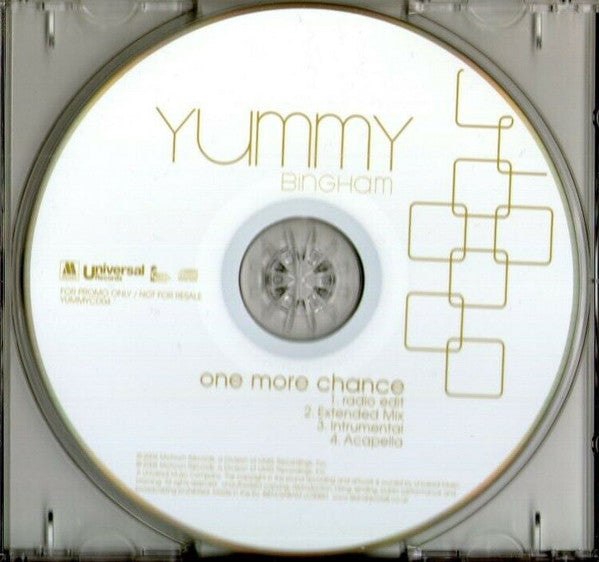 Elizabeth "Yummy" Bingham : One More Chance (CD, Single, Promo)
