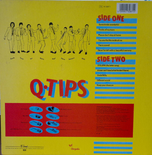 The Q Tips Featuring Paul Young : Q-Tips Featuring Paul Young (LP, Album, RE)