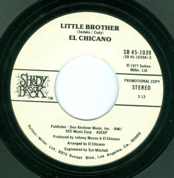 El Chicano : Little Brother (7", Promo)