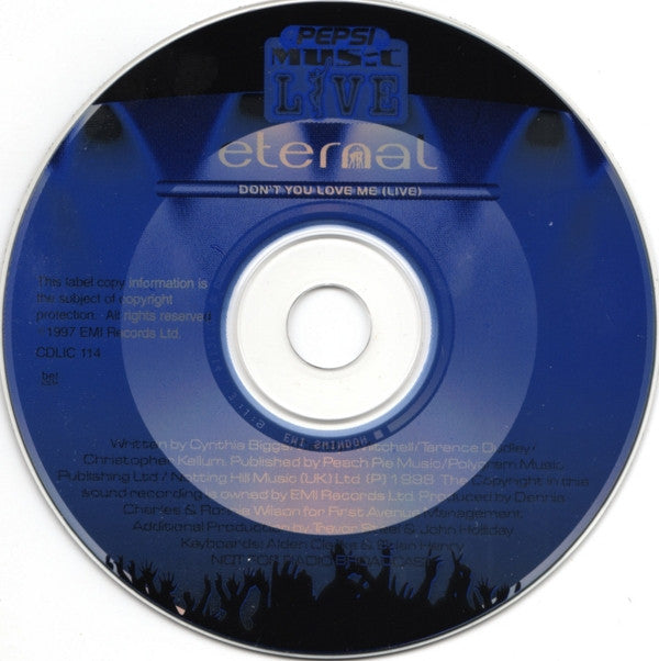 Eternal (2) : Don't You Love Me (Live) (CD)