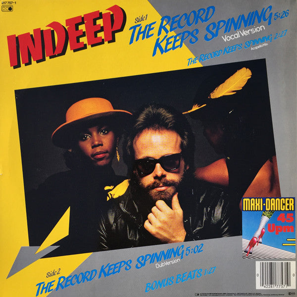 Indeep : The Record Keeps Spinning (12")