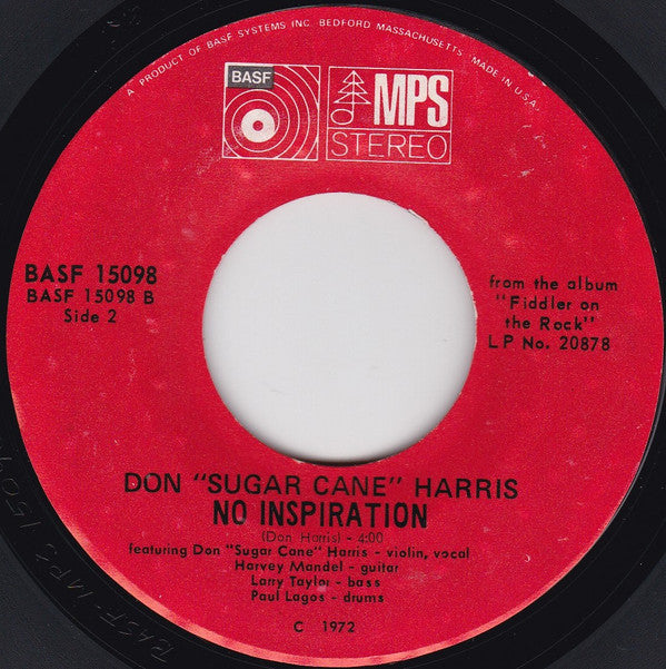 Don "Sugarcane" Harris : I'm Gonna Miss You (7", Single)
