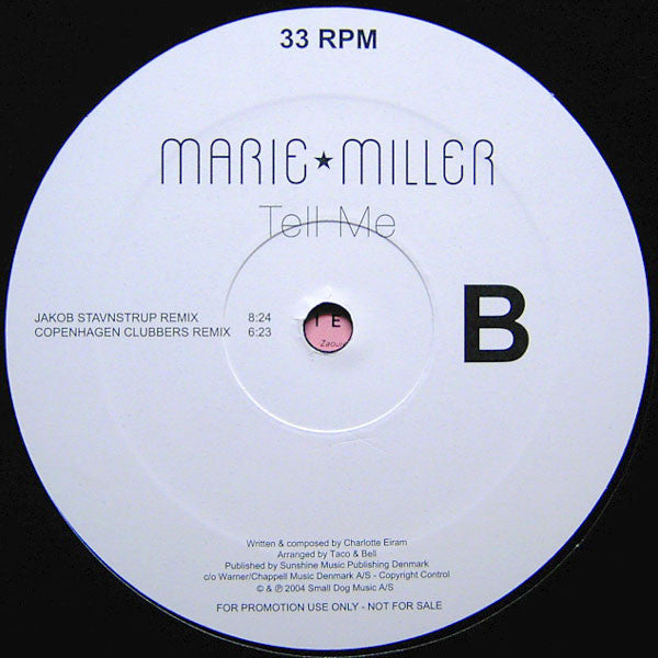 Marie Miller : Tell Me (Remixes) (12", Promo)