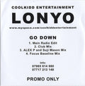 Lonyo : Go Down (CDr, Single, Promo)