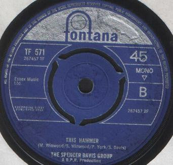 The Spencer Davis Group : Strong Love (7", Single, Mono)